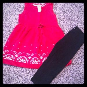18 Month dress with leggings